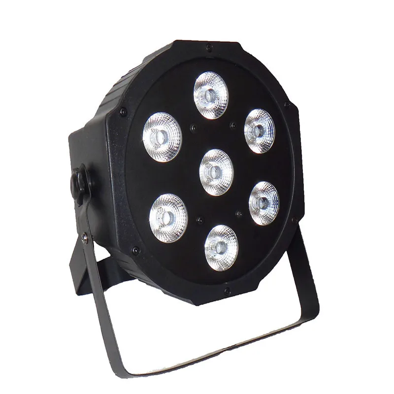 

6pcs/lot Wireless remote control LED SlimPar 7x9W RGB 3IN1 LED DJ Wash Light Stage Uplighting No Noise Free&Fast shipping