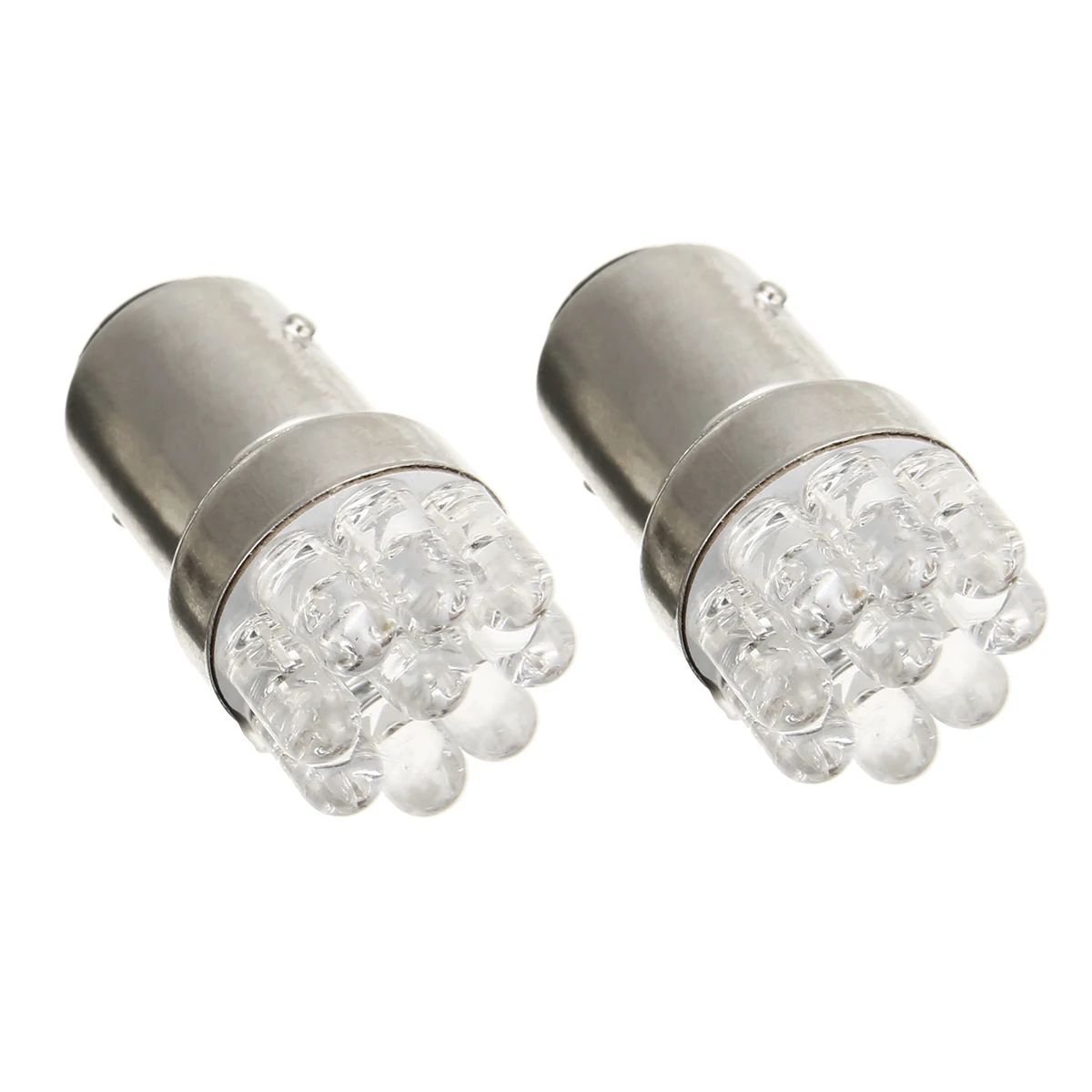 DC 12V BA15D 1157 Car Stop Brake Light 9-LEDs High Brightness Red Car Signal Lamp Taillight Bulbs