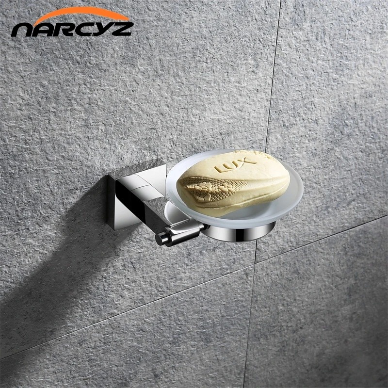 

New Style Soap dish 304 Stainless steel Chrome soap dish holder Bathroom simple soap dish Bathroom accessories soap dish 9167K