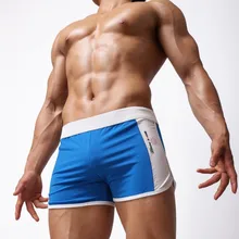 Бренд Высокое качество Мужские шорты для купания стволы Сексуальные купальники мужские пляжные шорты серфинга шорты