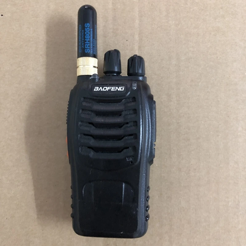 2 шт. Baofeng Walkie talkie антенна SRH805S SMA-F Женский Dual Band VHF/UHF 144/430MHZ Baofeng GT-3 UV-5R BF-888s