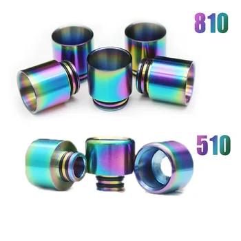 

15PCS Vapesoon 510 & 810 Drip Tip ss material for all 510 810 Thread atomizer tank as MELO 3 MINI TFV8 big Baby ect