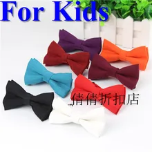 Однотонные хлопчатобумажные галстуки-бабочки для взрослых и детей, мужские хлопковые Галстуки смокинг общего бабочка жаккардовый галстук-бабочка, 200 шт