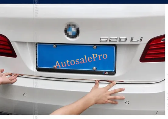 

For BMW 5 series f10 2011-2015 Rear Door Lift Gate Tail Door Lid Stripe Trim cover