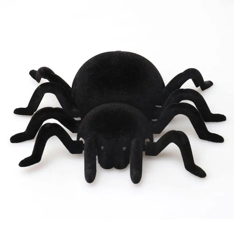 Remote Control Spider Scary Wolf Spider Robot Realistic Novelty Toys Halloween Gifts