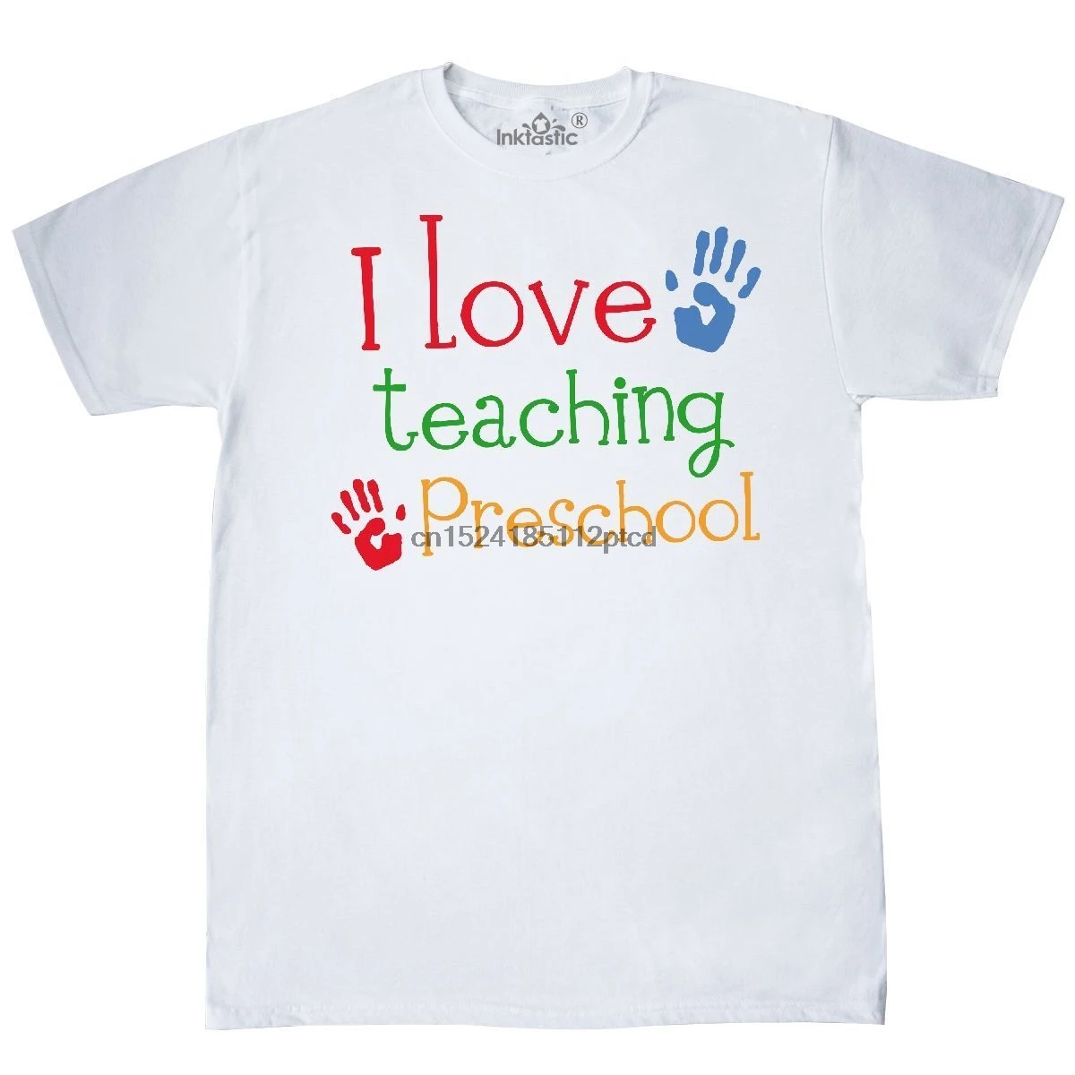 Inktastic I Love Teaching Дошкольная футболка для учителя до-к школы | Мужская одежда