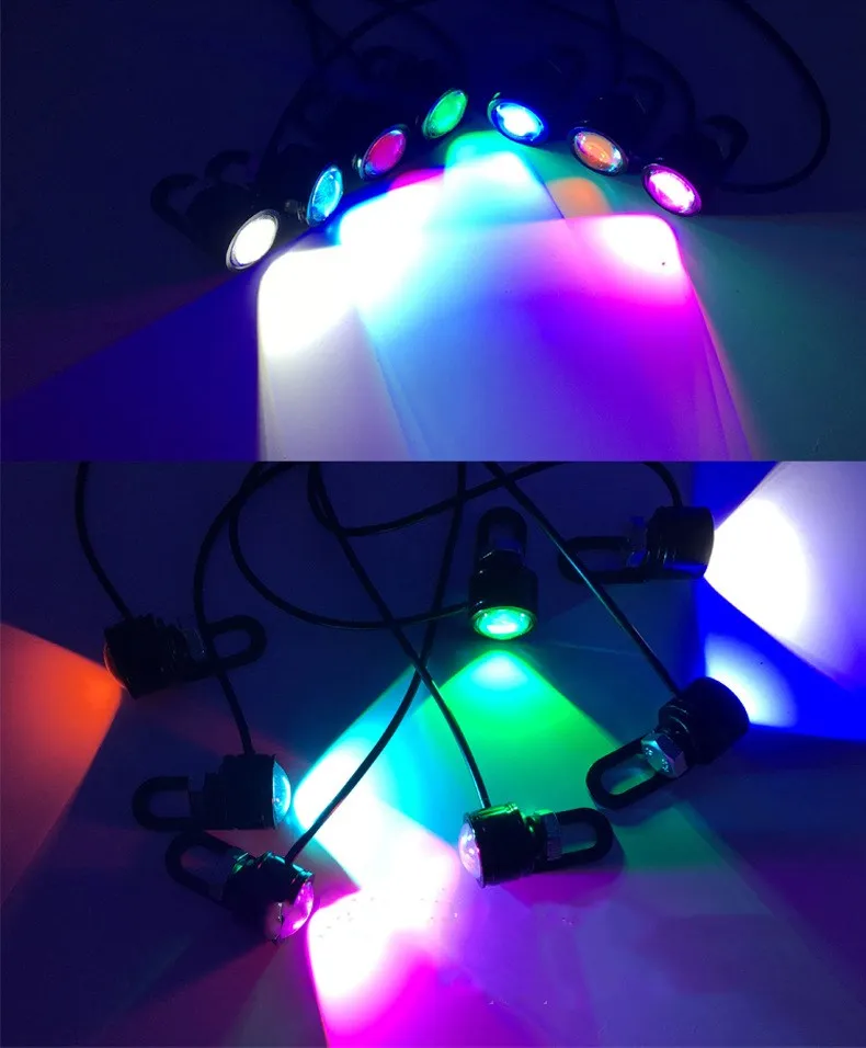2 pcs of Factory Wholesale New Motorcycle LED Mirror Light 23MM Eagle Eye Super bight 2 pcs of Factory Wholesale New Motorcycle LED Mirror Light 23MM Eagle Eye Super bight
