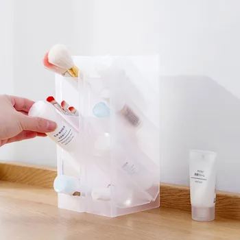 

OTHERHOUSE Makeup Organizer Skin Care Product Shelf Desktop Brush Holder Jewelry Organizer Case Container Makeup Storage Box