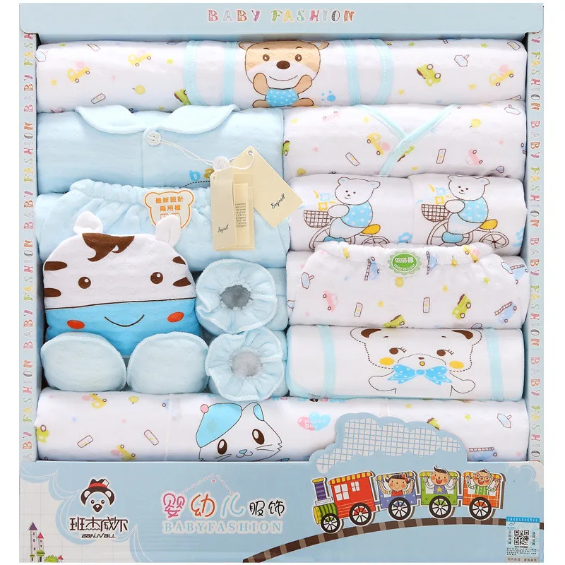 jhsj 32016 new 100 cotton newborn clothes summer baby gift box set