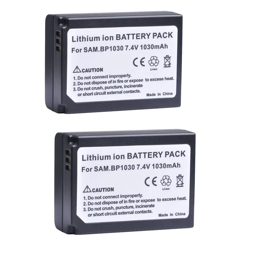Автомобильное зарядное устройство Tectra + 2 шт. BP 1030 BP1030 батарея для Samsung NX200 NX210 NX300