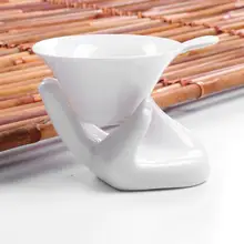 Керамика Буддизм чай фильтр, чайный набор кунг-фу аксессуары, заварки чая Многоразовые Фильтр для заваривания трав свободные кофе Leaf специй фильтр B043