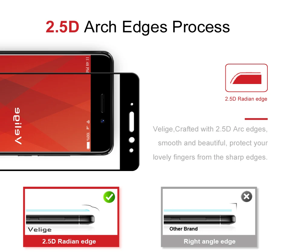 Velige Full Cover Tempered Glass For Meizu Pro 7 Plus Pro7 Plus Pro 7Plus Screen Protector Real 9H Hardness Protective Glass (8)
