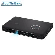Touyinger W7 Window 10 Computer Projector support Full HD Video DLP Mini Portable WiFi Bluetooth Battery Use For Business Office