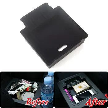 

BBQ@FUKA 1Pc Car Armrest Box Interior Storage Tray Multi Utility Box Fit For Macan 2015 Car container accessory