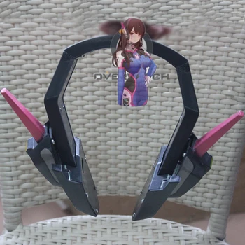 

Gamer D.va Headset For Cosplay HANNA Song Pink DVA Headphone Earphone For Halloween Partty Cos Big Event Exhibition Weapon D.V.A
