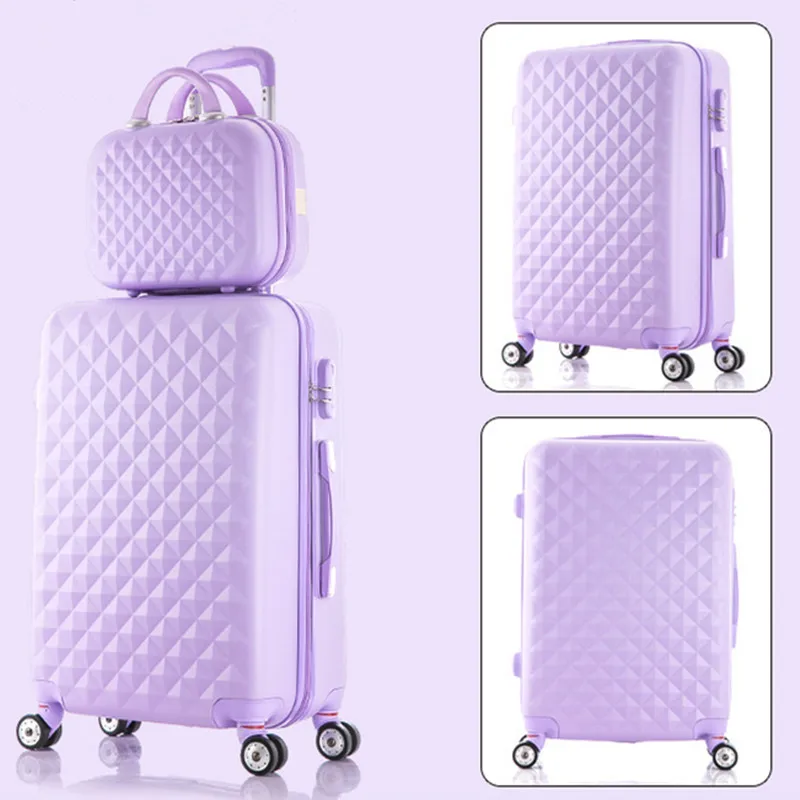 Buy Korea fashion 14 24inches abs+pc travel luggage