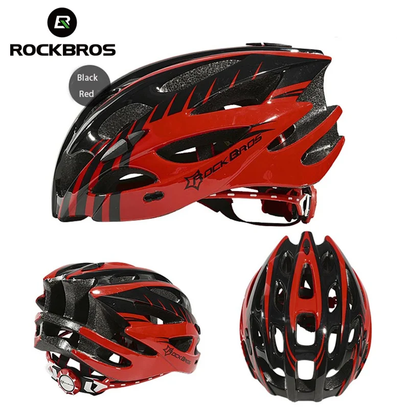 

ROCKBROS Unisex Climbing Safe Helmet Ultralight Cycing Helmet Integrally-molded MTB Road Bike Equipment Hiking Headwear Men