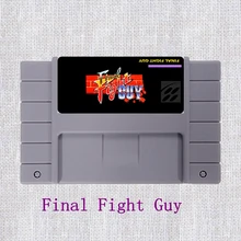 Final Fight Guy 16 бит 16 бит большая серая игровая карта для NTSC игрового плеера