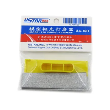 Ustar UA1601 Model Polishing Sander & Sandpaper Set Modeling Tool Hobby Finishing Tools Accessory Model Building Kits TOOLS Material: Plastic 