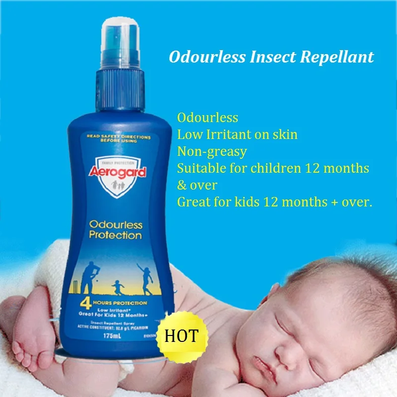 Aerogard Odourless Non greasy Insect Repellant Pump Repels mosquitoes