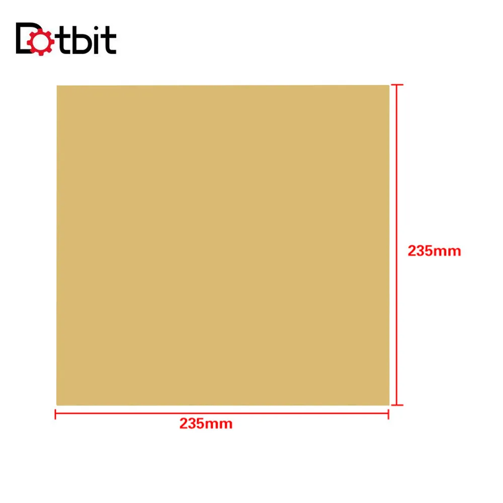 

235*235mm 3D PEI Sheet Adhesive Printer Base Build Surface for PEI Ender-3 Printer Accessories