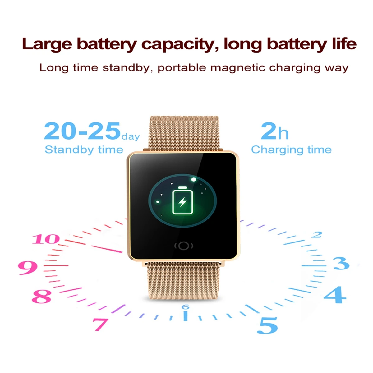  Смарт часы uhr Fitness Tracker Frauen Smart Uhr Schrittzähler Schlaf Überwachung Dame смарт часы fü