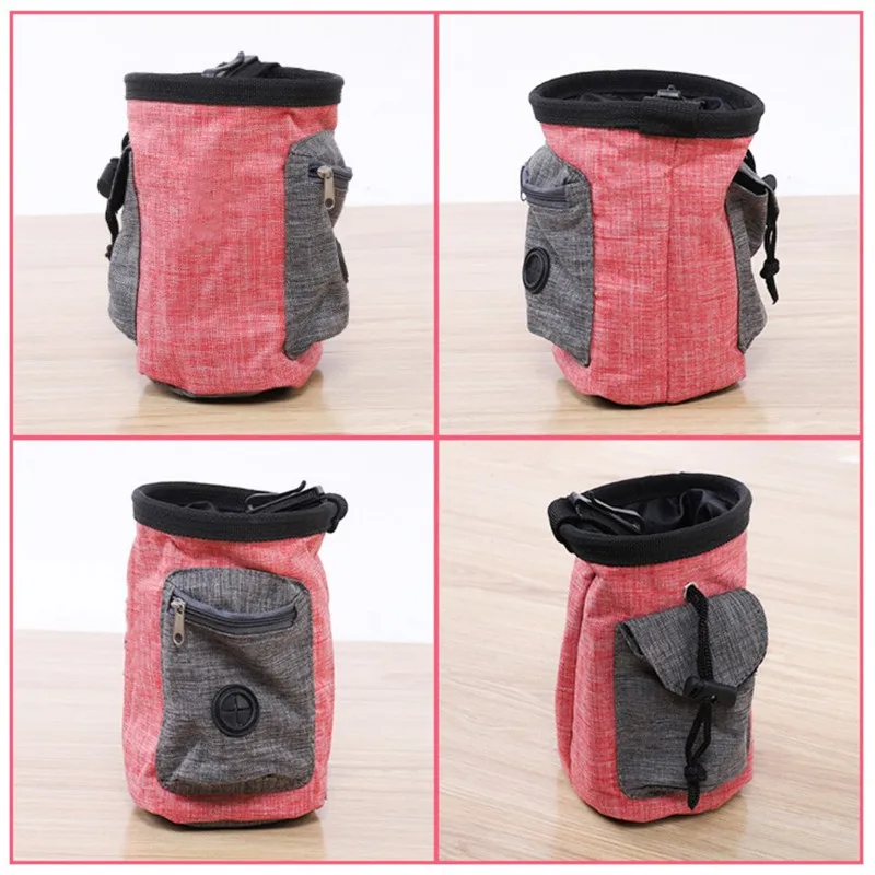 Розовый мешок для альпинизма на открытом воздухе прочный мешок для талии мелок пакет водонепроницаемый пудра из магнезии мешок для тренировки собаки поясная сумка 2