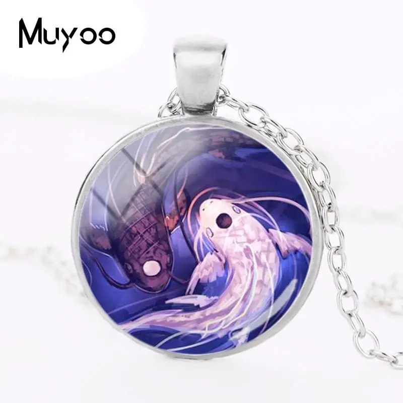 2018 New Yin Yang Of Fish Necklace Art Handmade Pendant
