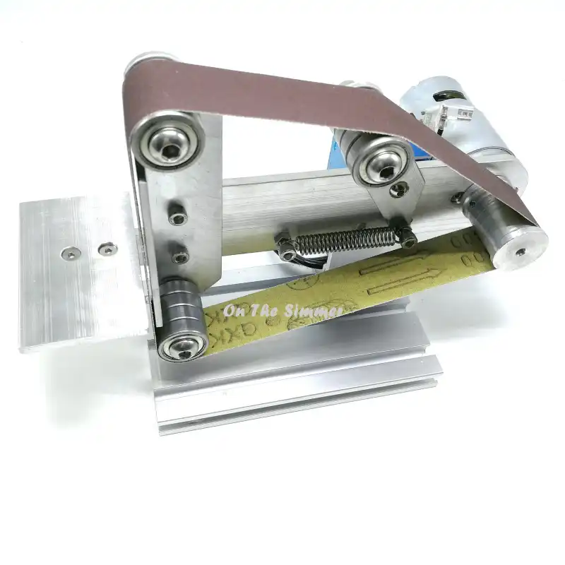 Miniature abrasive belt machine small mini polishing
