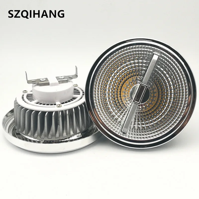 

LED AR111 lamp 15W GU10 led AR111 light ES111 Dimmable COB LED spotlight for Grille Lamp Aluminum alloy Body DC12V/ AC85-265V