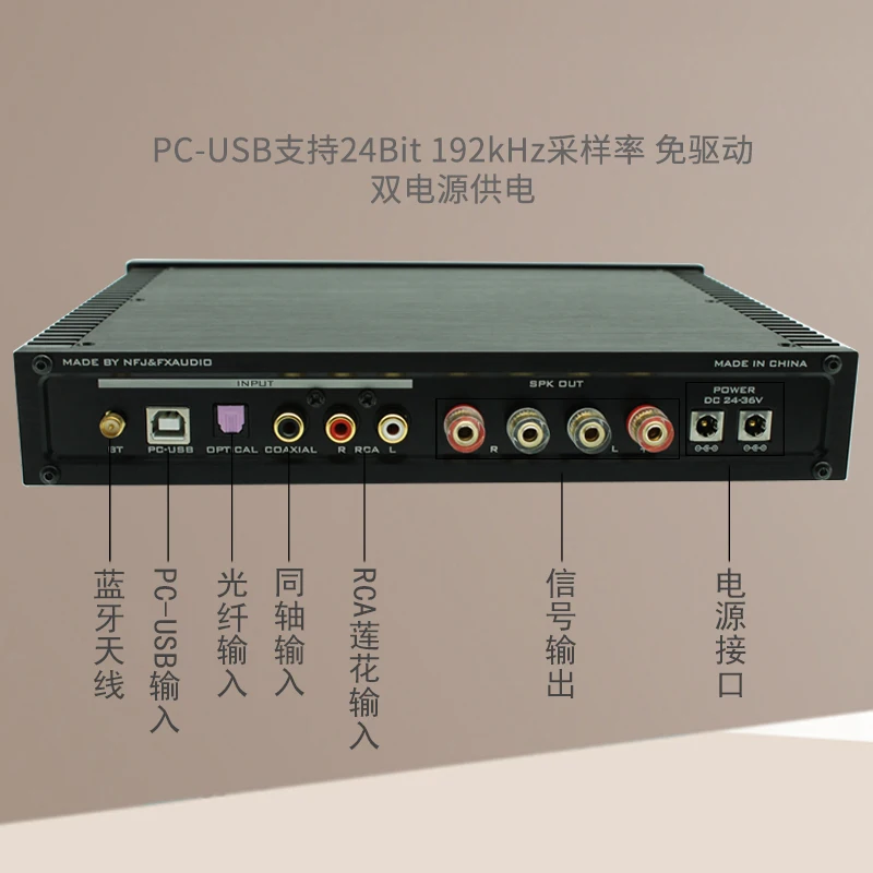 Цифровой усилитель высокой мощности FX Audio D2160 TAS5548 + TAS5614 Bluetooth 4 2 150 Вт * USB 24 бит/192
