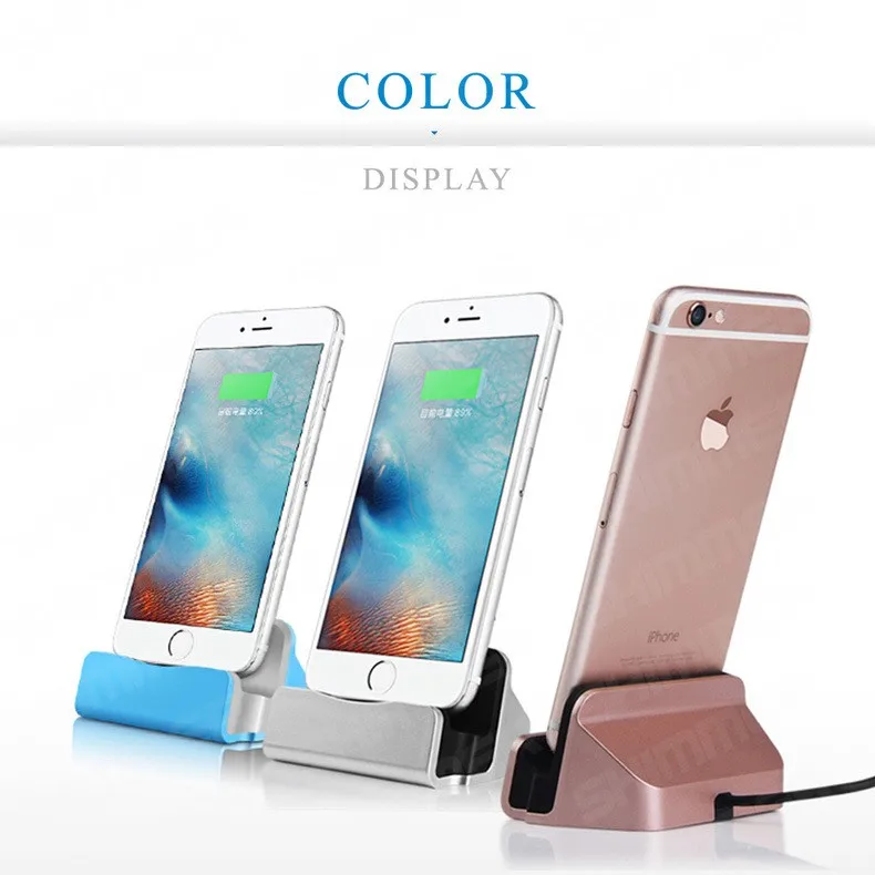 

Hot selling Usb Portable Desktop Charger for IPhone 6 Plus 6s Plus 5 5s 5c Charging Dock Sync Stand Holder Cargador Carregador