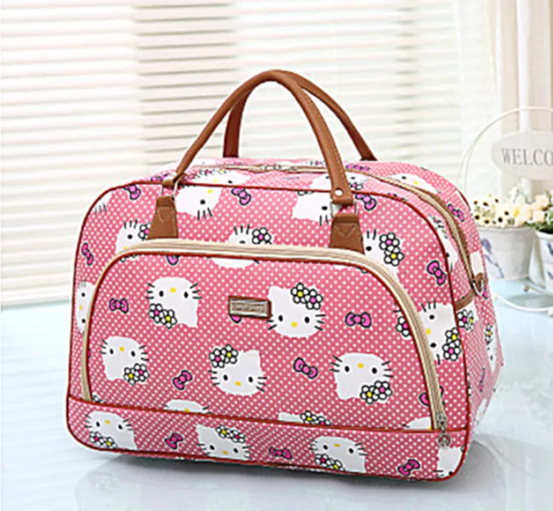 Новая Большая сумка Hello kitty, сумка для путешествий, AX-35L