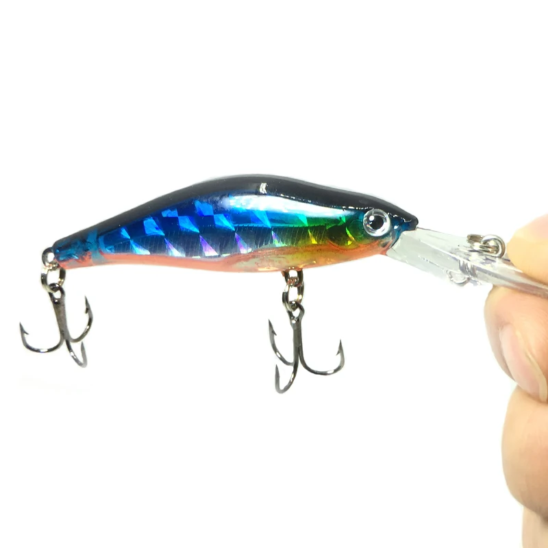 

1pcs Laser Sinking Slow Minnow Fishing Lure 10cm 8g Wobbler Artificial Fly Fishing Hard Bait Carp Crankbait Fishing