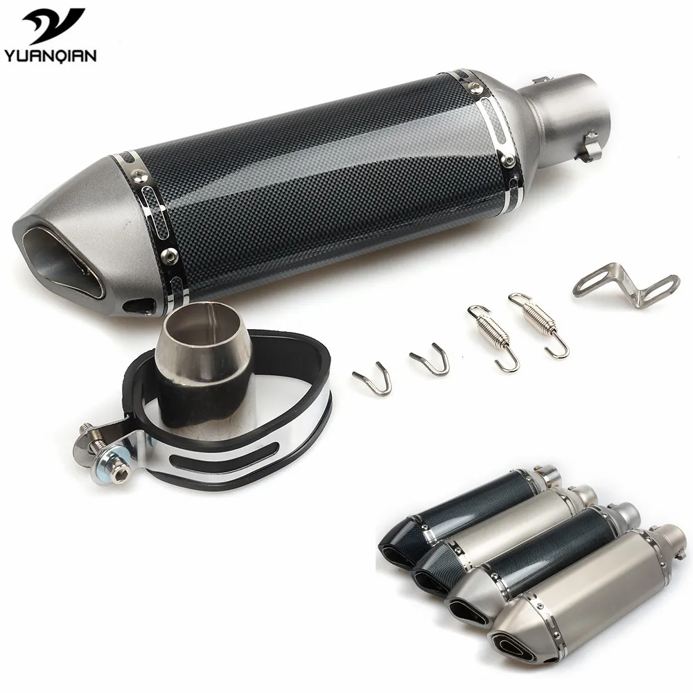 36-51mm Exhaust Pipe Motorcycle Exhaust Muffler pipe For Yamaha Kawasaki KTM 2006-2010 Suzuki GSXR GSX-R 600 750 K6 K7 K8 K9