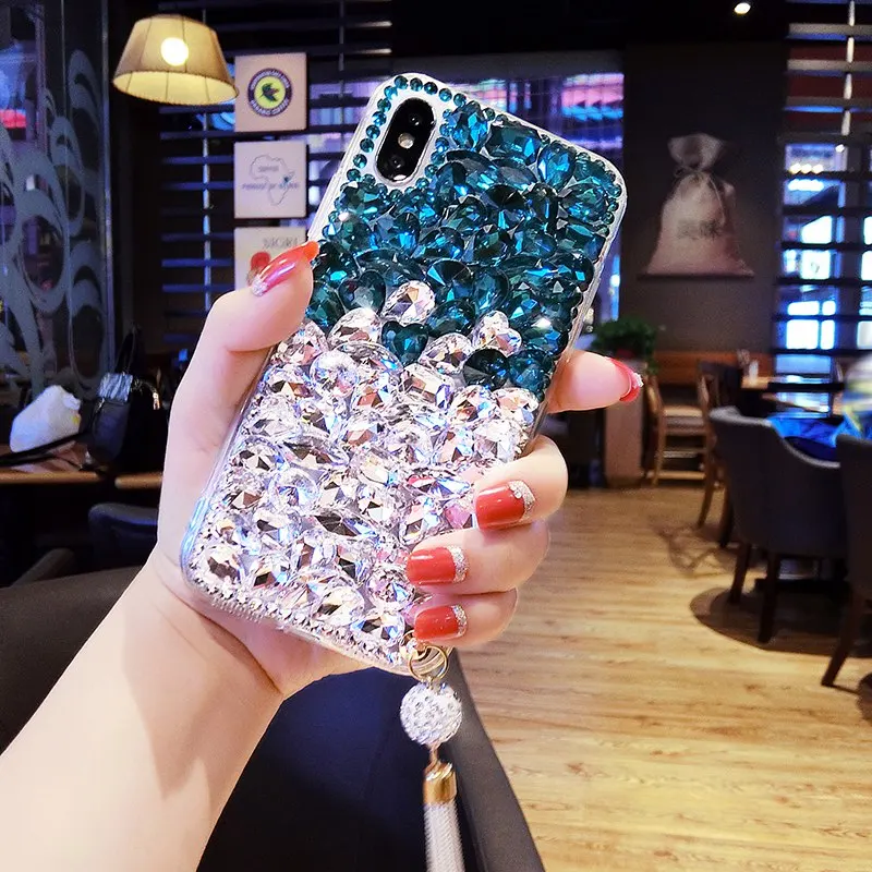 Роскошные Чехлы со стразами для Huawei Mate 20 Pro Lite Nova 4 3i 3 P30 10 Honor V20 8A 8C Женский Стильный