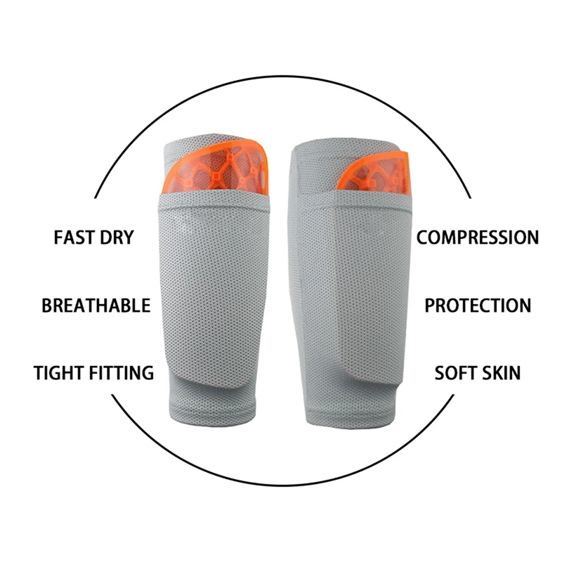 1 Pair soccer protective socks shin guard