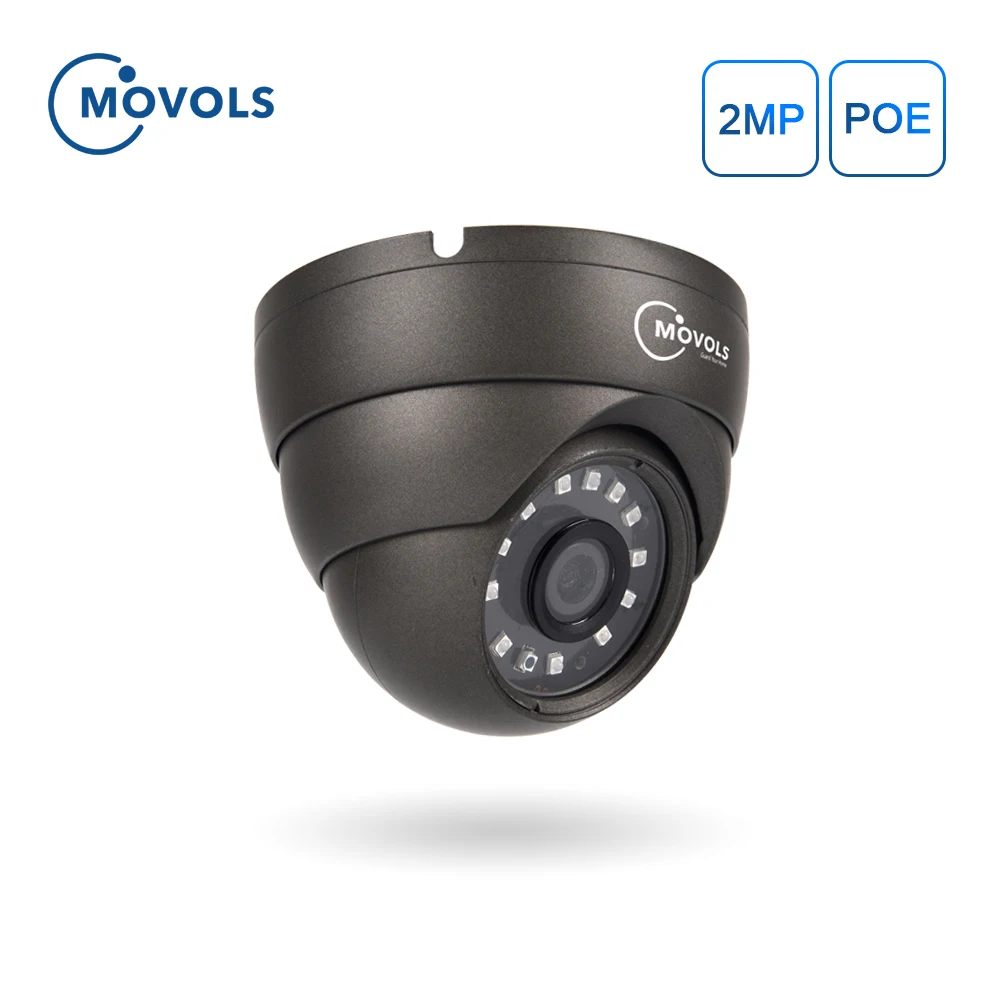  Movols 3.6mm Lens Wide Angle Metal POE IP Camera 1080P Security Outdoor ONVIF Network CCTV Surveill - 33017521817