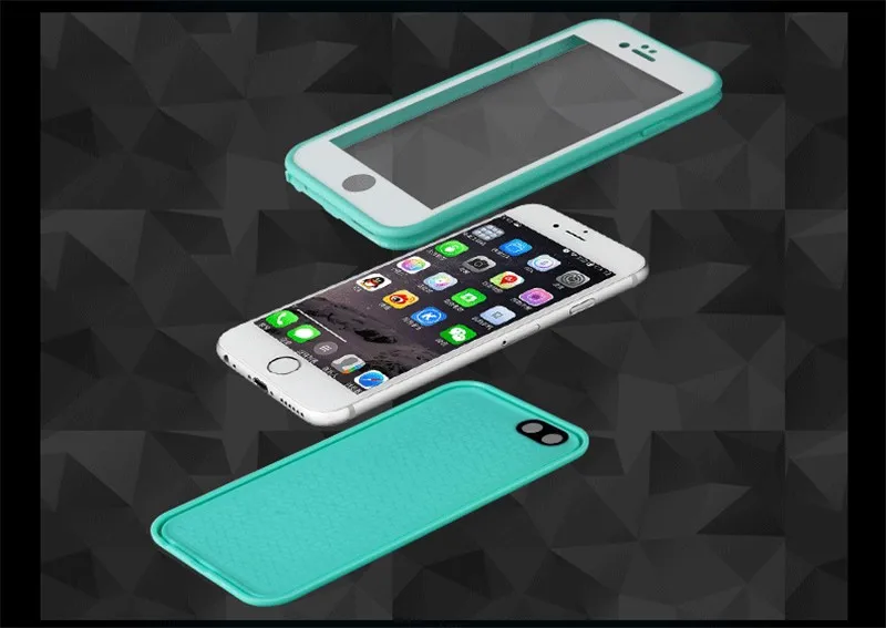 Shockproof TPU+PC Waterproof Screen Touch Phone Cover for iphone 6 (1)