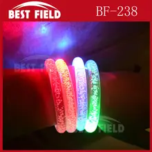 Светодио дный светодиодный мигающий браслет светящийся акриловый браслет вечерние Вечеринка бар вечерние подарки Вечеринка Сувениры