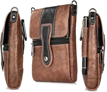

Holster Man Shoulder Belt Clip Mobile Phone Leather Case For Xiaomi Mix Evo,Redmi Note 4 (MediaTek),Mi 5s Plus,Mi Mix,Mi 5 Plus