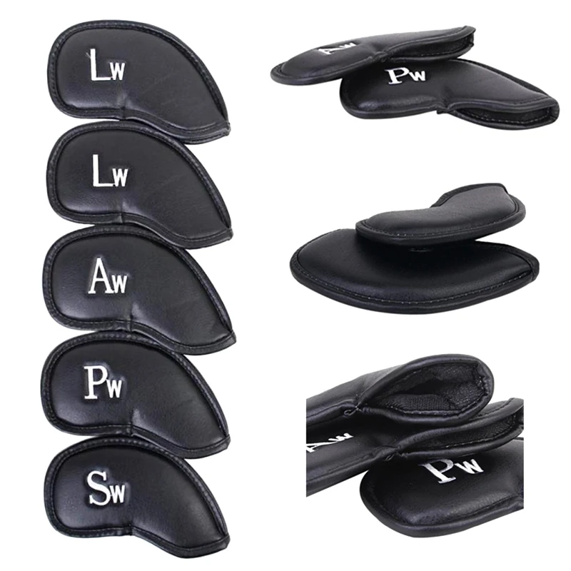 

High Quality 12Pcs Golf Iron Head Cover Set Universal Iron Covers with Embroidery Numbers NCM99
