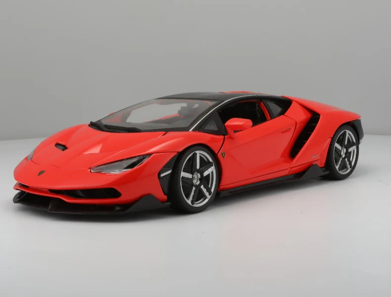Новое поступление подарок LP770-4 1/18 металлическая модель спортивный автомобиль литье под давлением Коллекция игрушки машины автомобиль металлический статический большой сплав подарок - Цвет: Красный