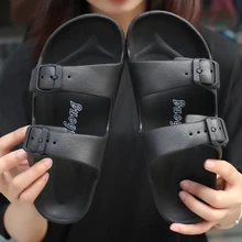 Оригинальные удобные женские классические сандалии; летняя пляжная обувь для улицы; слипоны; повседневные шлепанцы для сада; Тапочки для душа