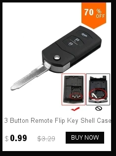 4 кнопки удаленное ключа автомобиля чехол для Mazda 3 5 6 RX-8 CX-7 CX-9 MAZ24R Replacemnent Key Fob