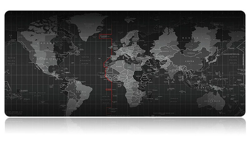 Супер большой 1000x500 мм/900x40 мм/800x400 мм/700x300 мм карта мира Резиновый Коврик Для Мыши Компьютерный игровой планшет коврик для мыши с блокировкой края