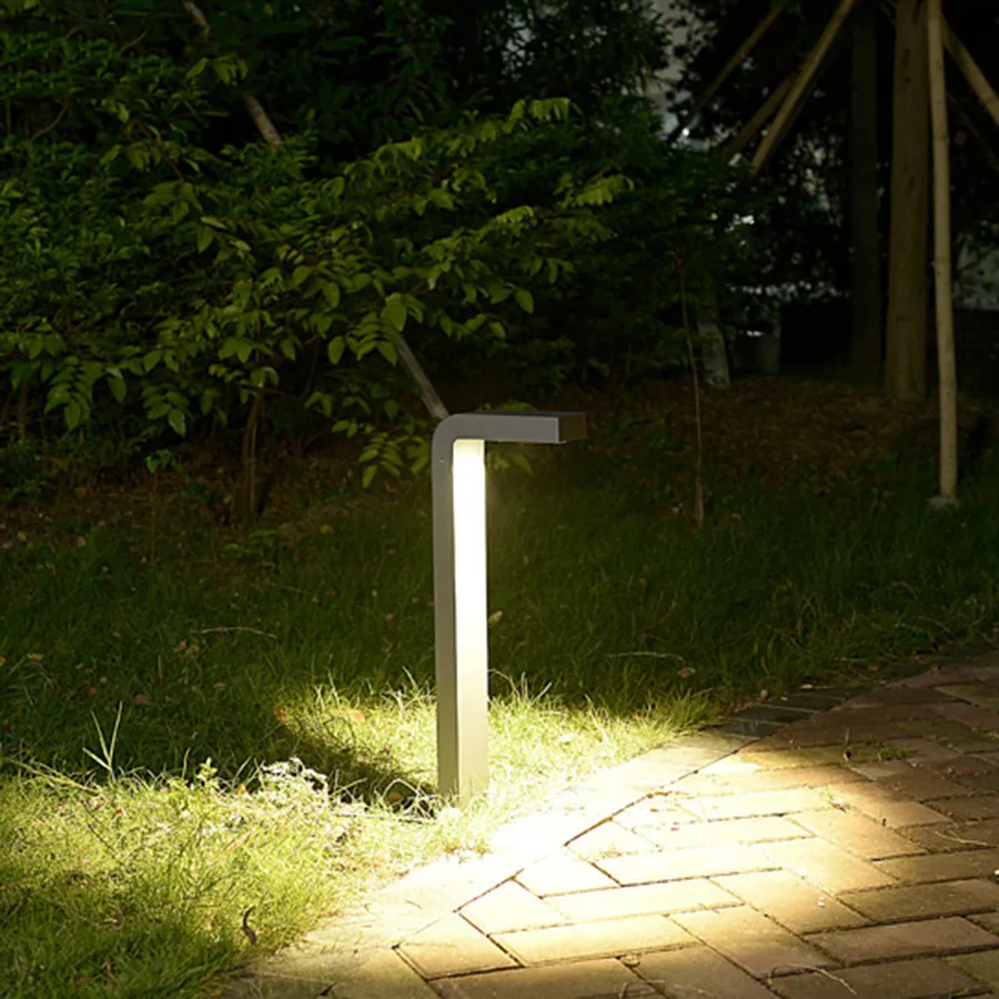 BEIAIDI 2 шт открытый светодиодный садовый газон свет столб лампа водонепроницаемый Для дорожки на участке коридор фонарь на столб вилла патио световой столб