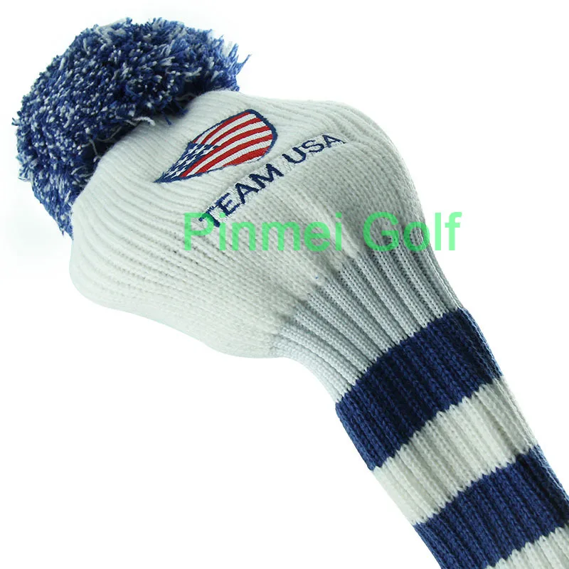 USA Flag Golf Club Knit Head covers For Driver 1 golf Headcoverhead
