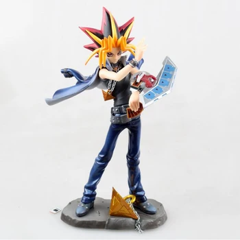 

Duel Monsters Yugi Muto model anime figure toys action PVC 20cm toy gift figures painted kids gift collectible