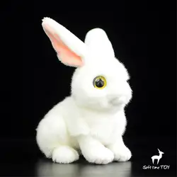 Кролика плюшевые игрушки белый klieg кукла onrabbit подарок животных высокого качества моделирование милые животные детские игрушки